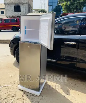 Unique Pearl pf-270 Ix 2 Door Electric Fridge + Glass Lid.