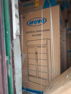 Novo 533L Double Door Display Fridge NV-580S Wardrobe