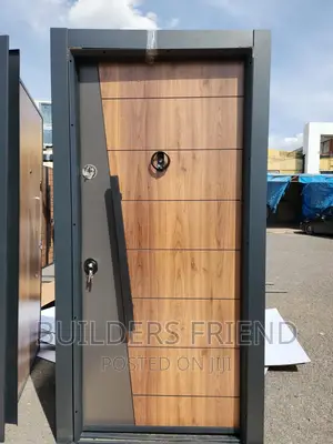 Steel Single Turkish Heavyduty Security Door+All Accessories