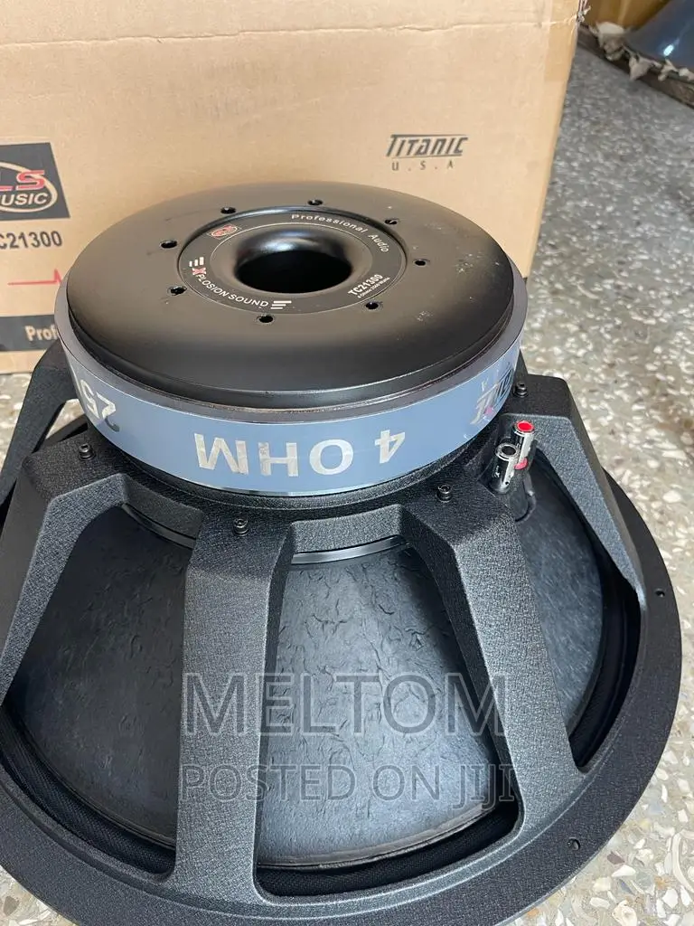 Titanic Usa 2500w 21inches Double Magnet Raw Bass Speaker