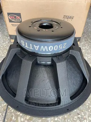 Titanic Usa 2500w 21inches Double Magnet Raw Bass Speaker