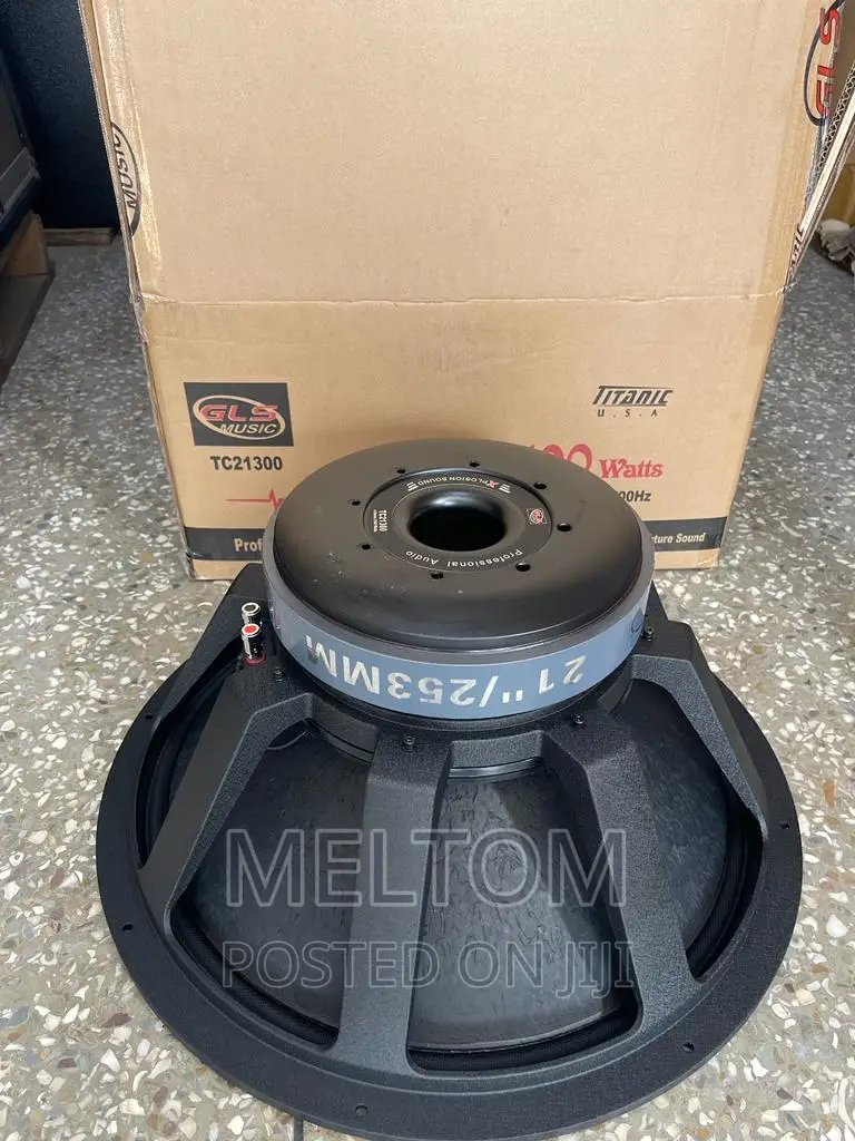 Titanic Usa 2500w 21inches Double Magnet Raw Bass Speaker