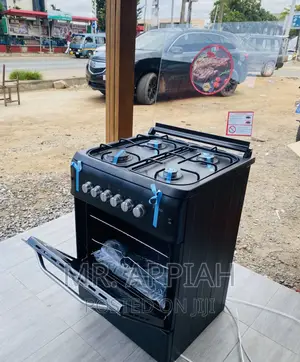 Lovely Ferre 60x60 4 Gas Burner With Glass Lid(Black).