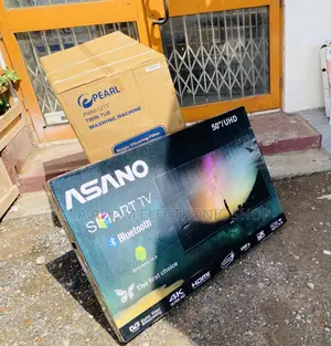 High Quality Asano 50 Inch Uhd Smart Led Tv(Black).