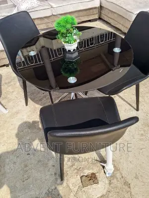 Round Glass Dining Set