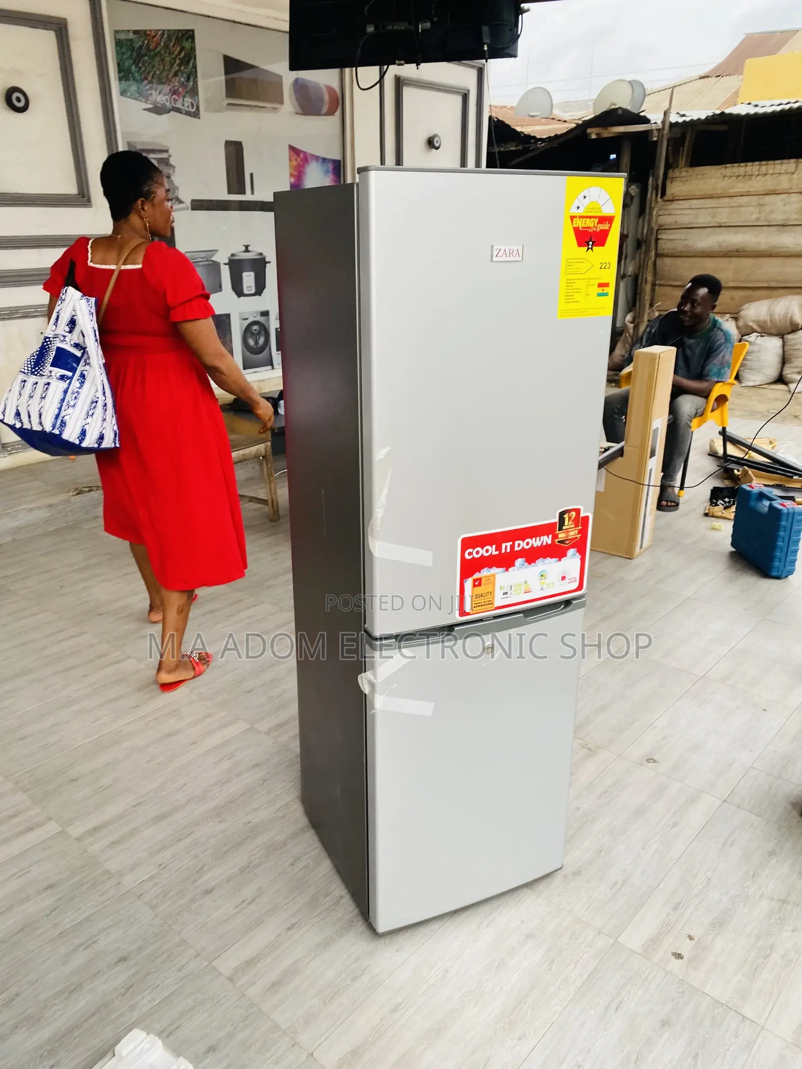 Energy Efficient Zara 240BF Double Door Refrigerator 