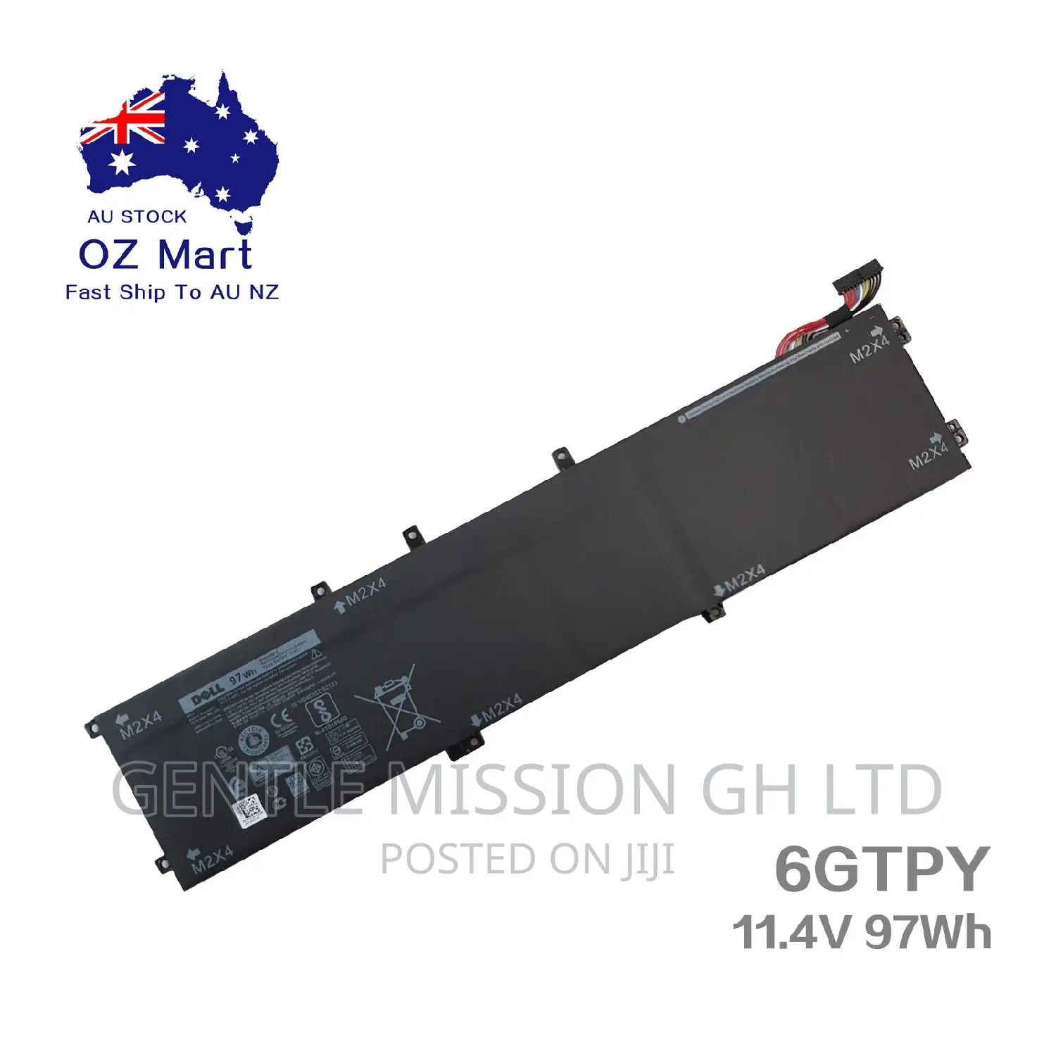 Dell XPX Battery (6gtpy)