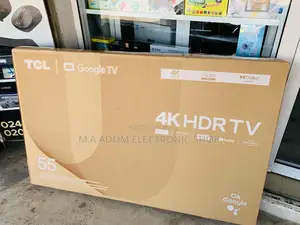 Unique TCL 55P635 55 Inch HDR Google Smart Tv(Black) 