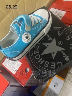Kids All Stars Sneakers Neatly in a Box 