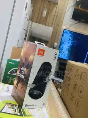 JBL Flip 6 Wireless Bluetooth Black Electric Speaker