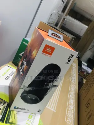 Reliable Black Wireless Bluetooth JBL Flip 6 Speaker