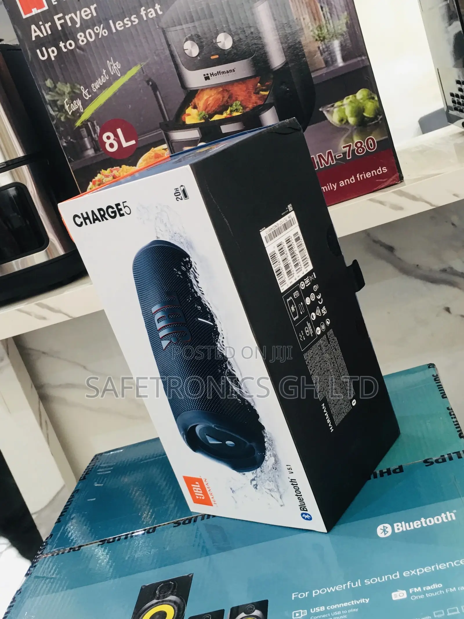 Wireless Black Bluetooth Electric JBL Charge 5 Speaker