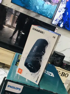 Charge 5 JBL Bluetooth Black Wireless Electric Speaker
