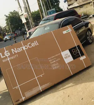 LG Smart 86 Inches LED Glossy Electric Black Nano77 Tv