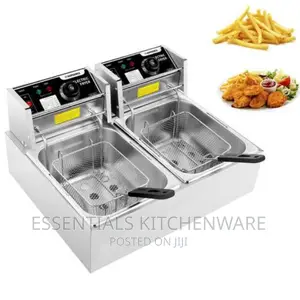 Commercial Double Deep Fryer 12l