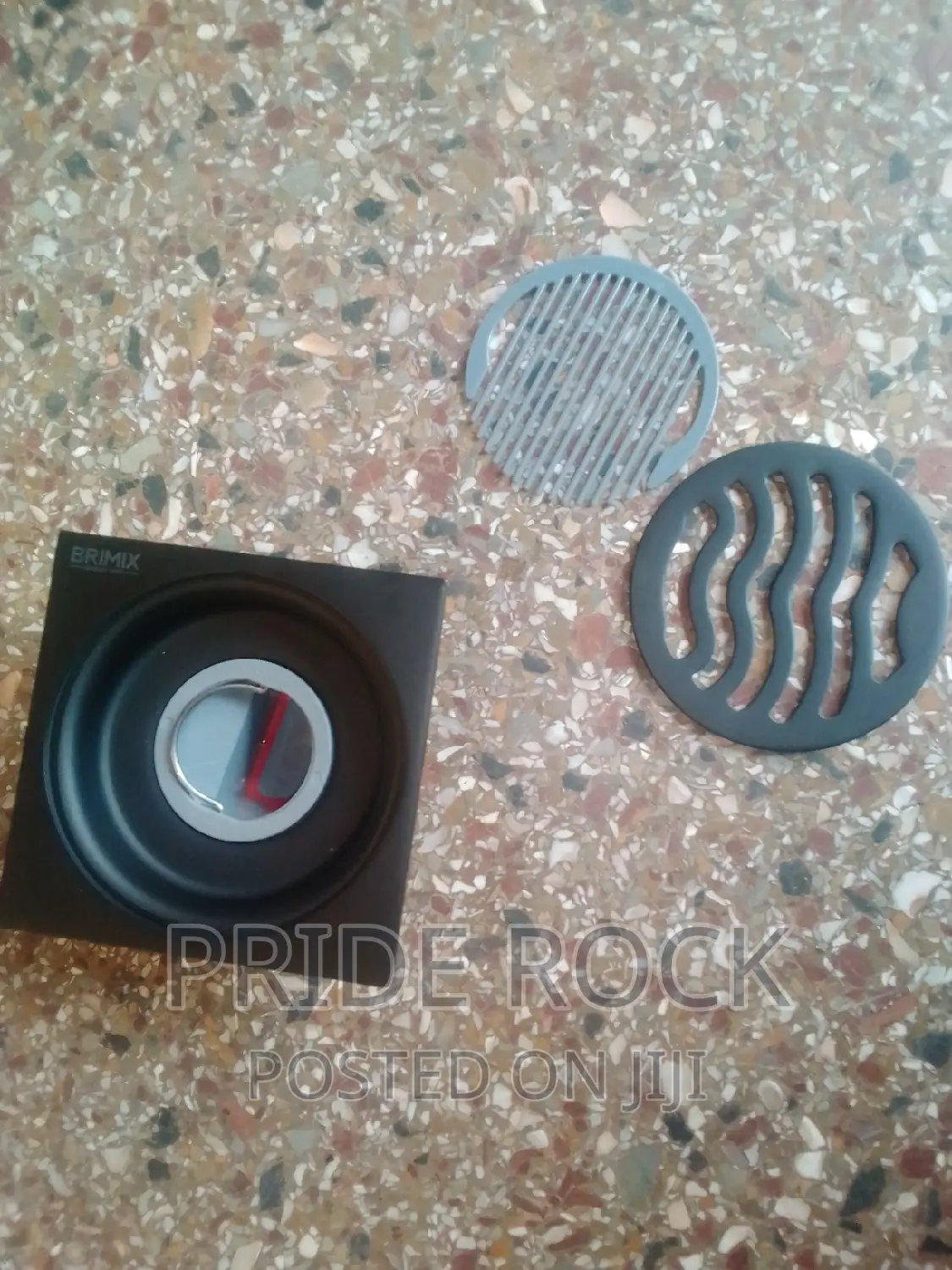 Black Metal Antitrust Floor Drain