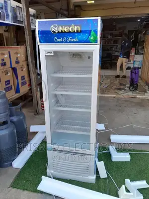 Neon Durable Showcase/Display Fridge 200 Litres