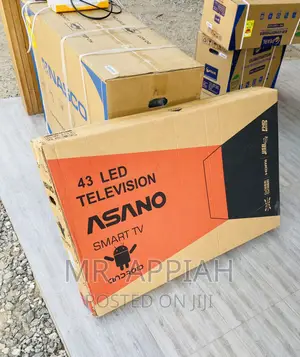 Energy Efficient Asano 43 Inch Digital Satellite Smart Tv.