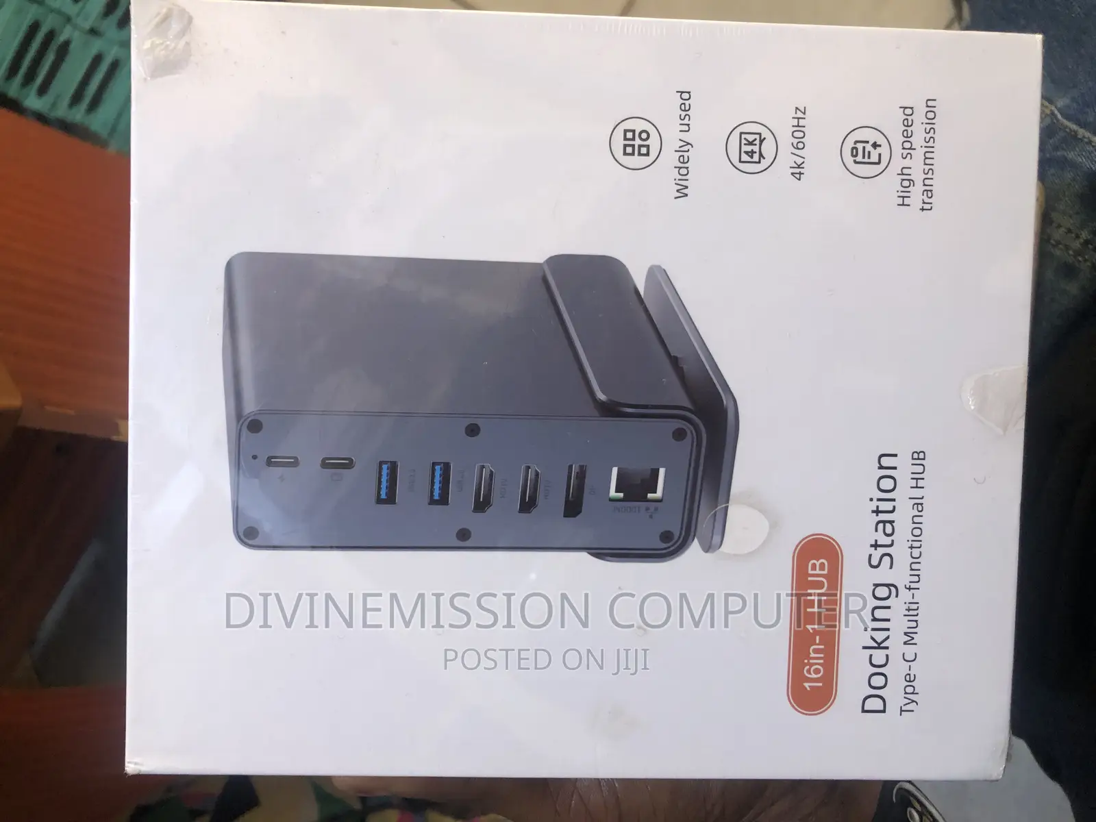 Docking Station. 16 in 1 Hub. Type C Multi- Functional Hub.