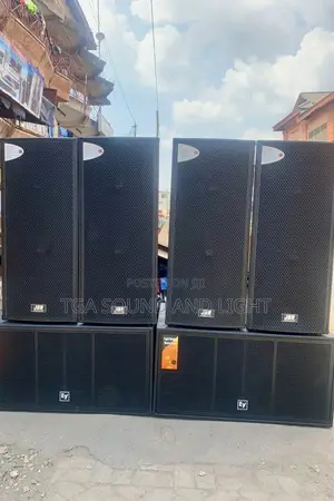 6 Speakers Complete With Full Rack