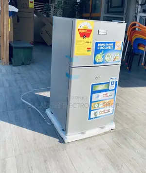 Super Classic Nasco Nasf2-120 Double Door Electric Fridge.