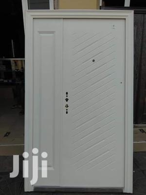 All White Fireproof Turkey Security Door+Frame+Locks