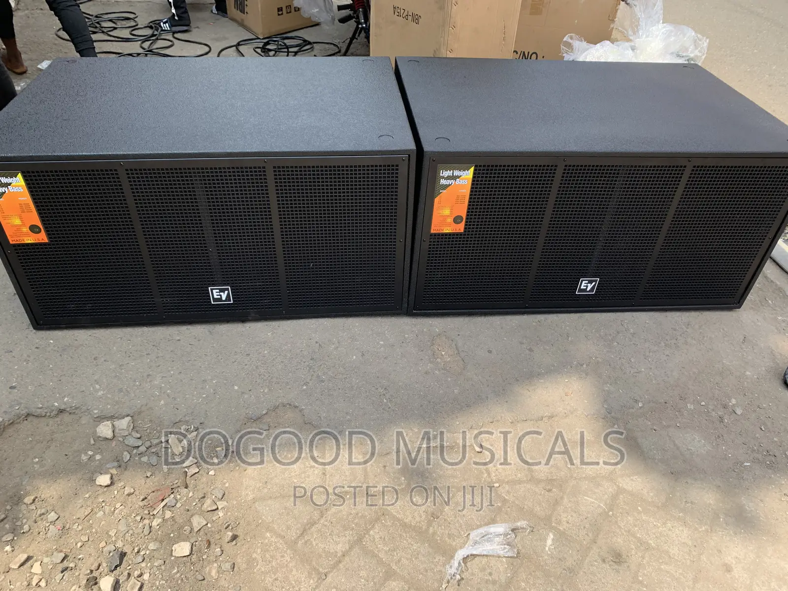 Ev 18”Double Bass(Sub),Double Magnet Speakers(Pair)