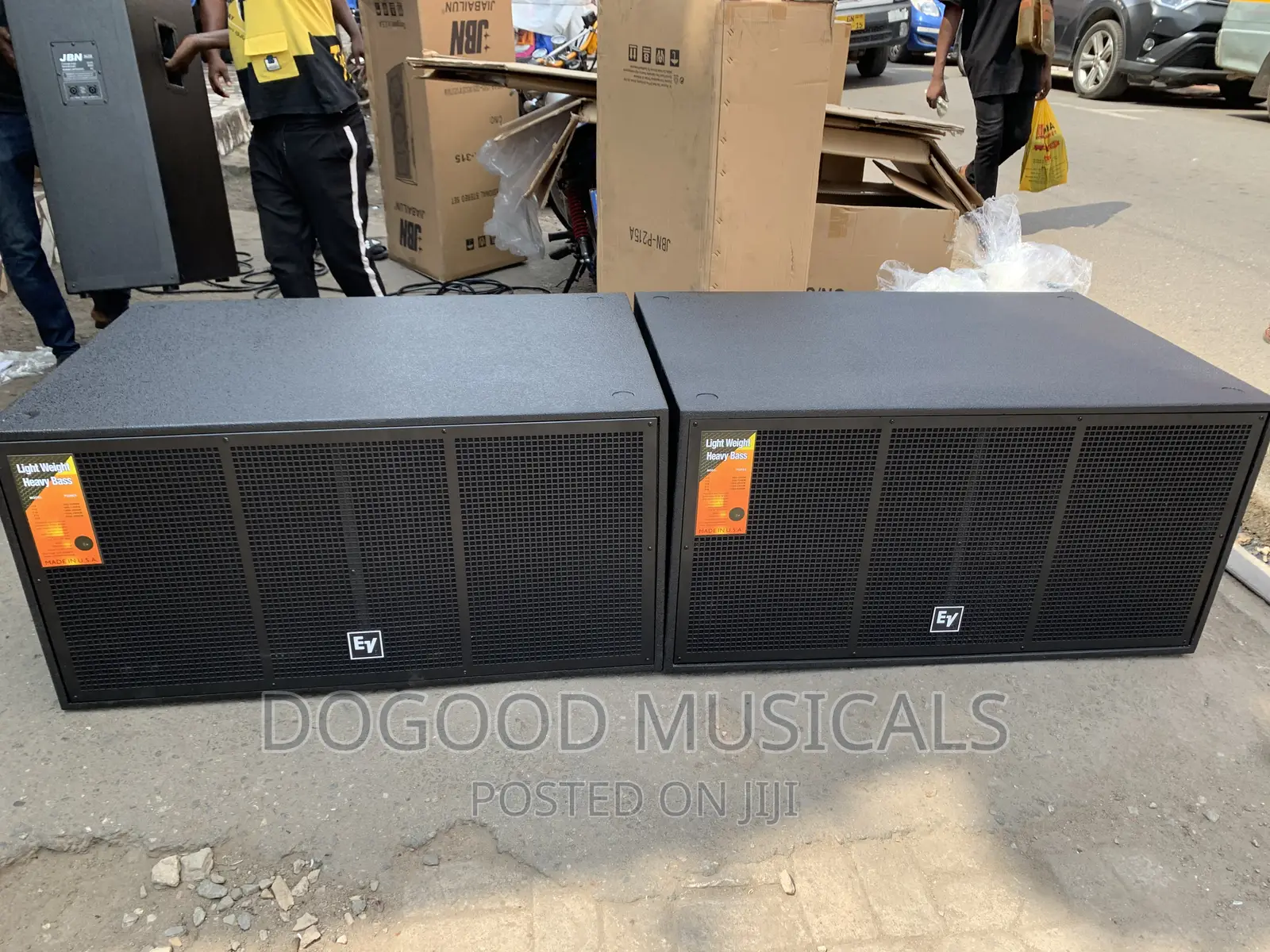 Ev 18”Double Bass(Sub),Double Magnet Speakers(Pair)
