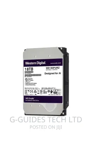 Western Digital 18tb Purple Surveillance Hard Drive