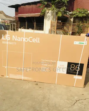 86 Inches Black Electric Glossy LED Nano77 LG Smart UHD
