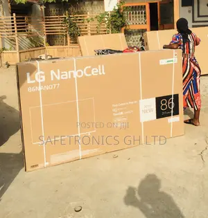 Black Electric Nano77 86 Inche Glossy LED Smart UHD LG Tv