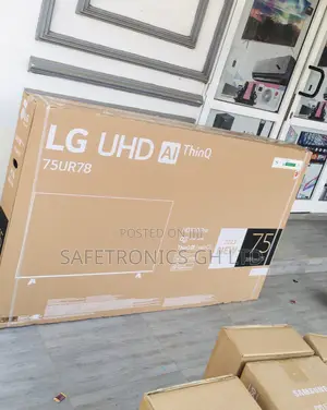 UR73 LED Glossy UHD Electric Smart Black 75 Inches Tv