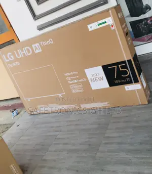 LG Smart Black Electric 75 Inches Glossy UR73 LED UHD Tv