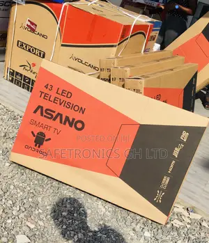 43 Inches UHD Electric Black Electric Asano LED Glossy Tv