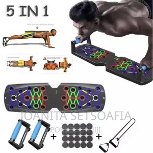 22 in 1 Digital Push Up Board With Resistance Bands