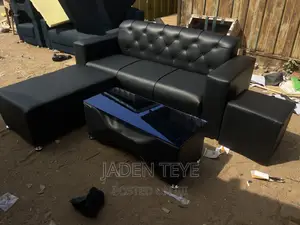 Black Quality Leather Sofa Made to Last