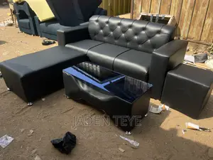 Black Quality Leather Sofa Made to Last
