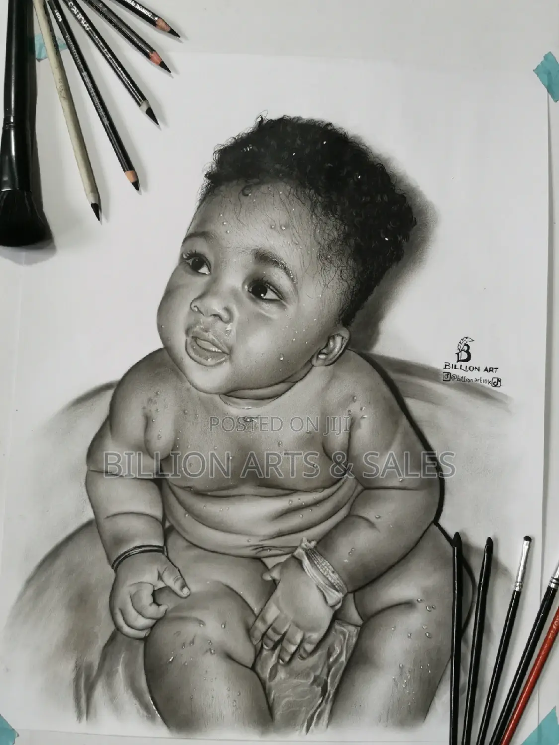 Realistic Pencil Portrait Drawing