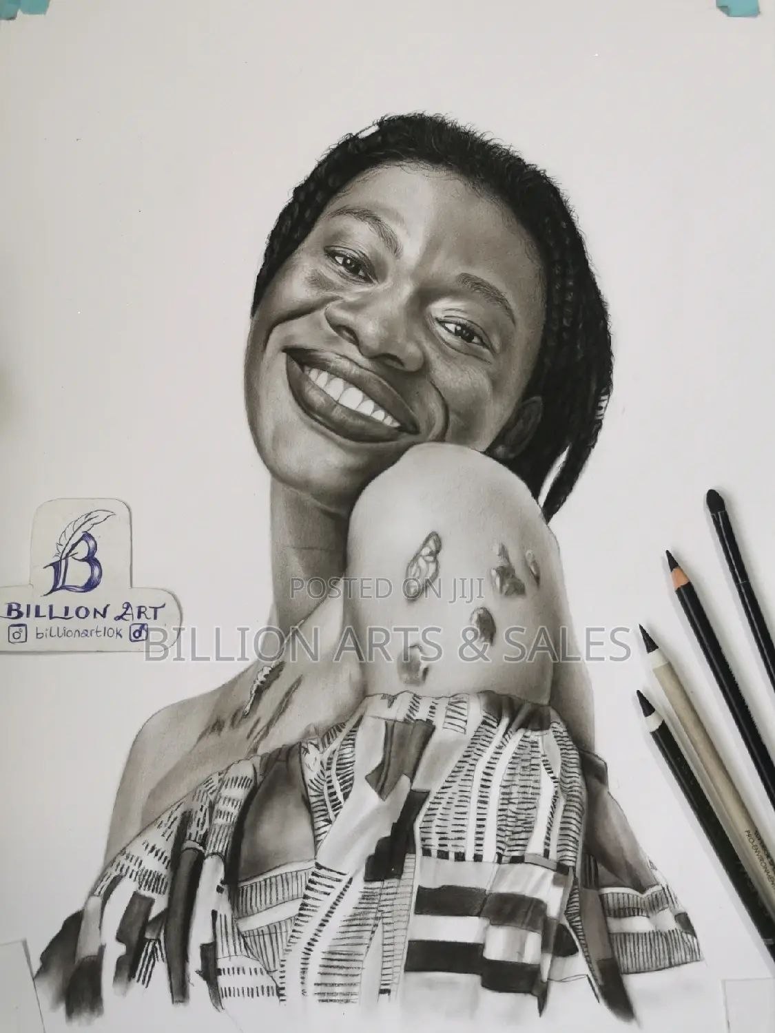 Realistic Pencil Portrait Drawing