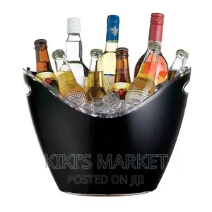 8l Black Acrylic Ice Bucket