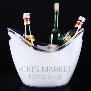8l White Acrylic Ice Bucket