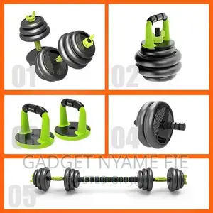 40kg Full Gym Set (Weights,Bar Bell,Kettle Bell,Push Up Bar)