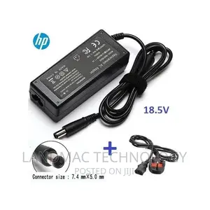 Hp Big Pin Replacement Laptop Adapter - 18.5V With Fused Pow