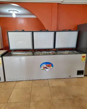 Aucma 3–Doors 850ltrs Durable Chest Freezer for Cold Stores