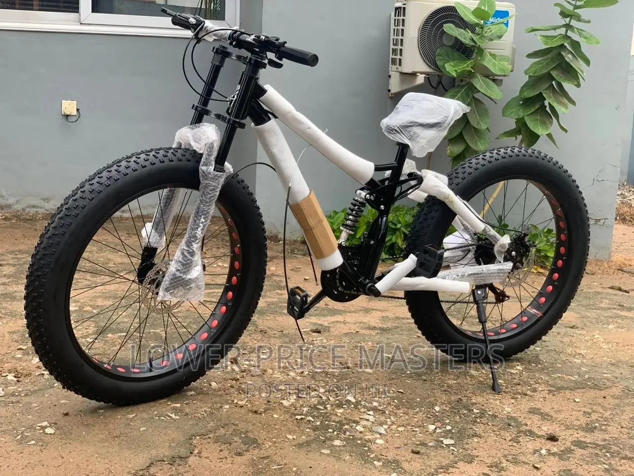 Snow Mountain Bike With Spoke Wheels and Blade