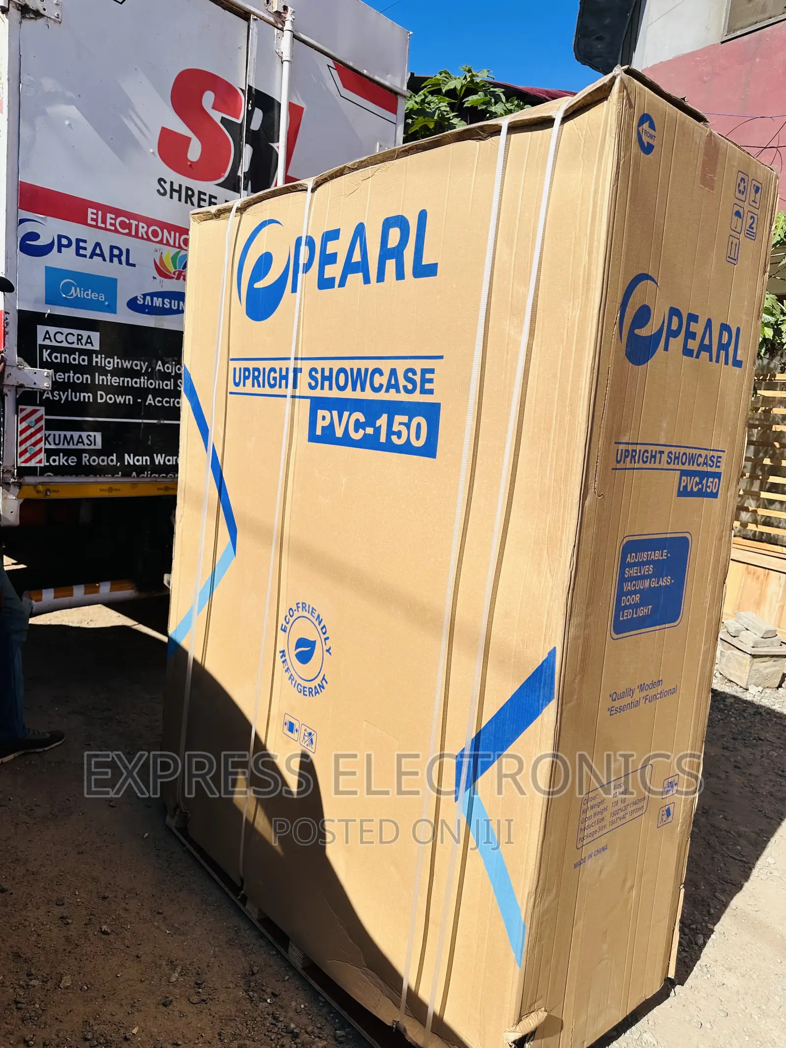 Pearl PVC-150 Display Fridge 3doors White