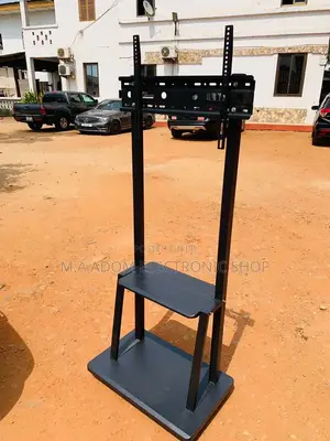 Authentic Mobile Tv Stand With Wheels for 32” to 75 Inch Tv.