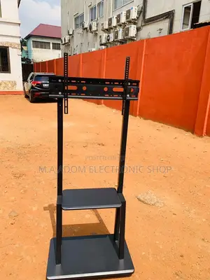 Shop Mobile Tv Stand With Wheels for 32” to 75” Tv(Black).