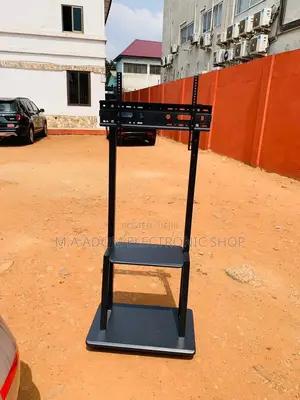 Durable Mobile Tv Stand With Wheels for 32”-75” Tv