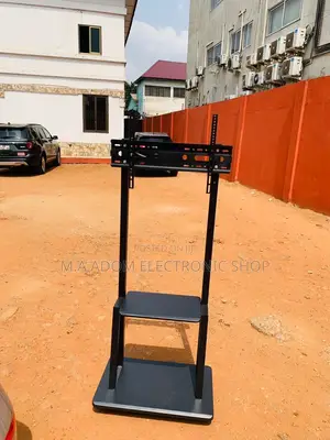 Authentic Mobile Tv Stand With Wheels For(32”-75”)Tv